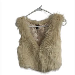 DIVIDED H&M Faux Fur Vest